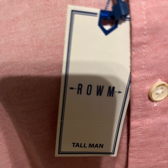 ROWM Long sleeves Dress shirt 2XT NWT - Picture 4 of 5